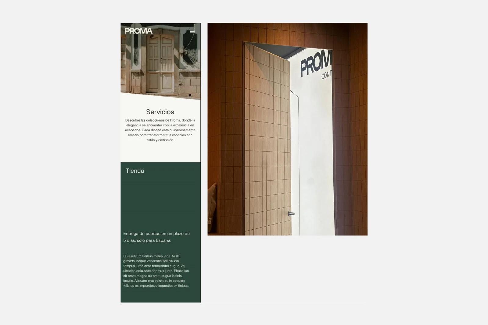 Puertas Proma — caso de Diga—
